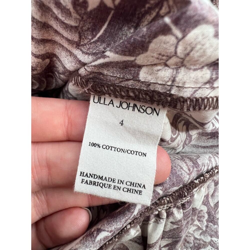 ULLA JOHNSON lola dress in teak floral sz 4 - Picture 5 of 9